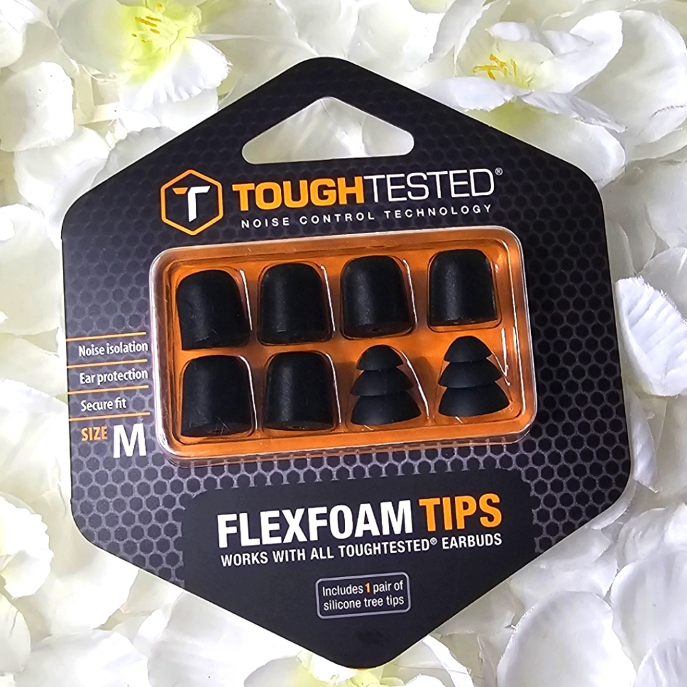BRAND NEW Flexfoam Noise Isolating Ear Tips Earbuds